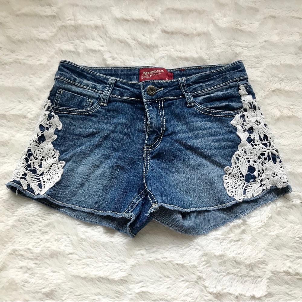 Arizona jean company dark wash shorts:)